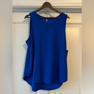 Women's Birdseye Mesh Tank Top, ID Ideology, XL, Cobalt Blue